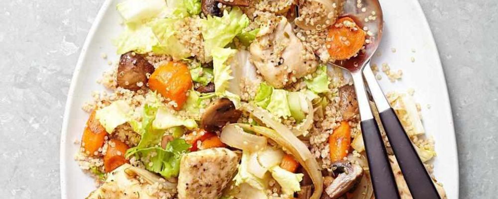 Roasted Chicken & Vegetable Quinoa Salad